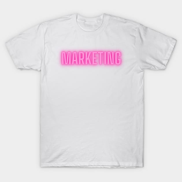 MARKETING T-Shirt by Toad House Pixels